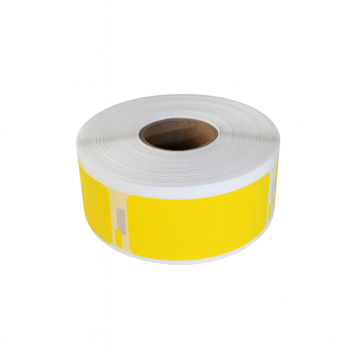 Dymo 11352 kompatibla etiketter gul, 25 x 54mm, 500 etiketter