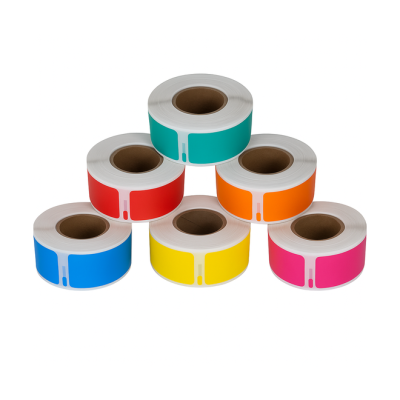 Dymo 11352 färgade kompatibla etiketter