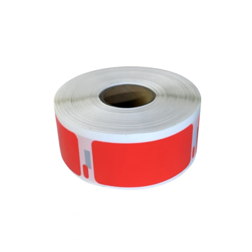Dymo 11352 kompatibla etiketter röd, 25 x 54mm, 500 etiketter