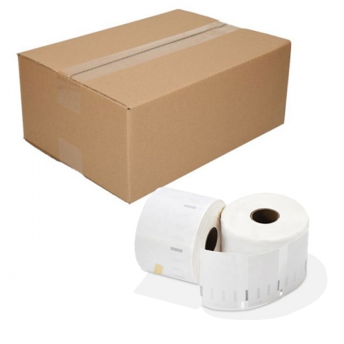 10 rullar Kompatibla Dymo 11354 avtagbara etiketter, 57 x 32mm, 1000 etiketter