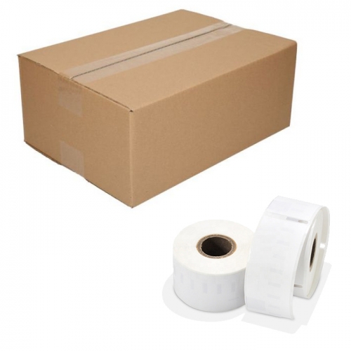 10 rullar Kompatibla Dymo 11355 avtagbara etiketter, 51 x 19mm, 500 etiketter
