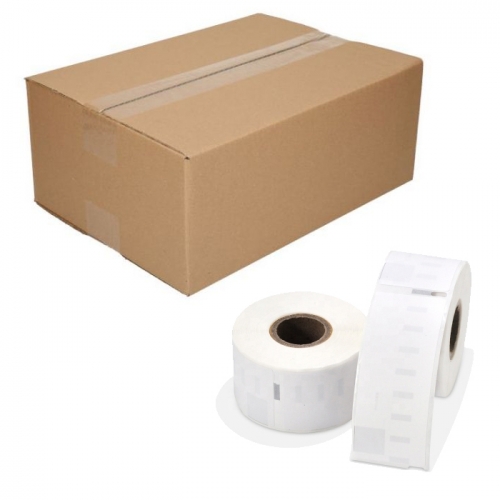 10 rullar Kompatibla Dymo 99012 etiketter, 36 x 89mm, 260 etiketter