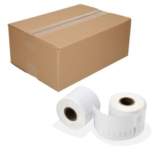 10 rullar Kompatibla Dymo 99014 etiketter, 101 x 54mm, 220 etiketter