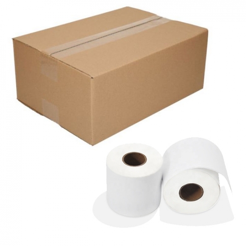 10 rullar Kompatibla Dymo 99019 etiketter, 59 x 190mm, 110 etiketter