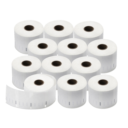 Kompatibla Dymo 2093095 avtagbara etiketter, 57 x 32mm, 12x 1000 etiketter