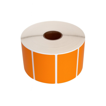 Termiska etiketter 57 x 32 orange