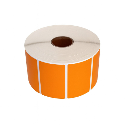 Termiska etiketter 57 x 32 orange