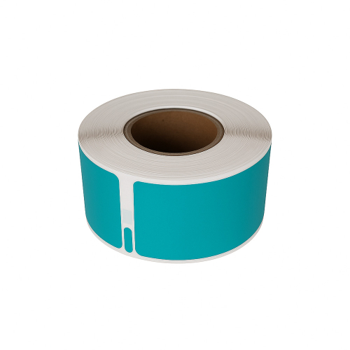Dymo 99010 kompatibla etiketter grön, 28 x 89mm, 130 etiketter