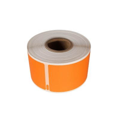 Dymo 99012 orange kompatibla etiketter
