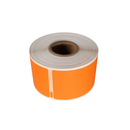 Dymo 99012 kompatibla etiketter orange, 36 x 89mm, 260 etiketter