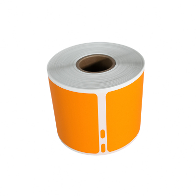 Kompatibla Dymo 99014 orange etiketter