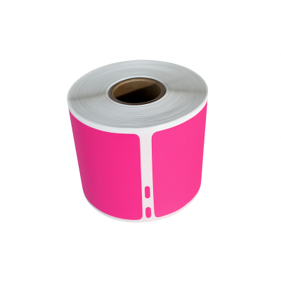 Kompatibla Dymo 99014 rosa etiketter