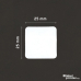 Dymo 30332 (S0929120) kompatibla etiketter, 25 x 25mm, 750 etiketter
