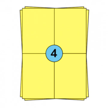 A4 etikettark