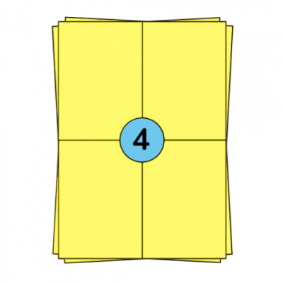 A4 etikettark