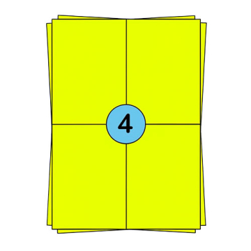 A4 etikettark