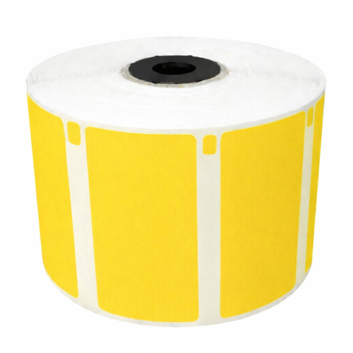 Epson kompatibla etiketter, gul, 56 x 25mm, 1000 etiketter, avtagbar