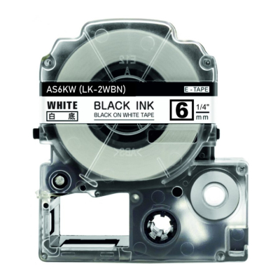 Kompatibla Epson LK-2WBN märkband
