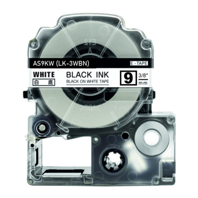 Kompatibla Epson LK-3WBN märkband