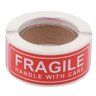 Waarschuwingsetiketter Fragile